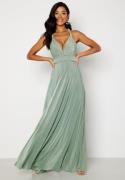 Goddiva Multi Tie Maxi Dress Dark Sage XL (UK16)