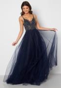 Christian Koehlert Tulle Evening Dress Twilight Blue 38