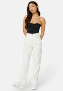 BUBBLEROOM Kendra Straight Jeans Offwhite 46