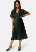 Bubbleroom Occasion Juliet Pleated Dress Dark green 32