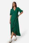 Happy Holly Emmie Viscose Maxi Dress Emerald green 48/50