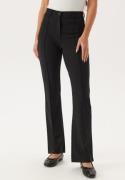 BUBBLEROOM Idarina Soft Flared Suit Trousers Black M