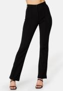 BUBBLEROOM Idarina Soft Flared Suit Trousers Black XL