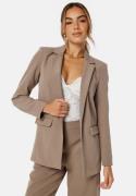 Pieces Bossy LS Loose Blazer Fossil M