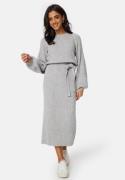 BUBBLEROOM Amira Knitted Dress Grey melange M