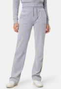 Juicy Couture Del Ray Classic Velour Pant Silver Marl 2 S