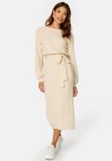 BUBBLEROOM Amira Knitted Dress Light beige S