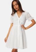 BUBBLEROOM Nettie Broderi Anglaise Dress White 38