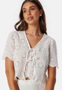 BUBBLEROOM Broderie Anglaise Blouse White S