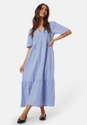 Happy Holly Maxi Cotton Gauze Dress Blue 44/46