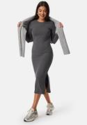 Pieces Kylie O-Neck Midi Dress Magnet XS