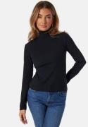 GANT Slim Rib Turtleneck Black M