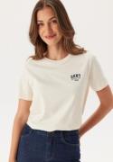 GANT Reg Small Graphic Ss T-shirt Cream M