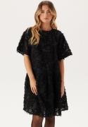 BUBBLEROOM Fringe Dress Black L