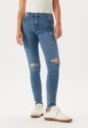 Pieces Pcdana Mw Dest Skinny Medium Blue Denim XL/32