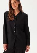 SELECTED FEMME Slfhedi Ls Relaxed Blazer Black Detail:Melange 38