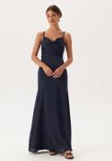 Bubbleroom Occasion Waterfall Mermaid Gown Dark blue 46