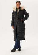 Chiara Forthi Champoluc Down Maxi Coat Black/Beige 34