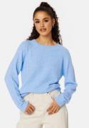 VERO MODA Vmdoffy LS O-Neck Blouse Little Boy Blue Detail:MELANGE M