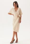 Happy Holly Soft Kimono Sleeve Dress Light beige 36/38