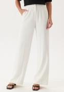 Happy Holly High Waist Wide Suit Pants Cream 46