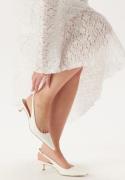 Steve Madden Kari Slingback White Patent 39