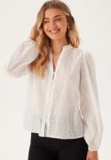 Happy Holly Broderie Anglaise Blouse White 40/42