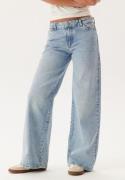 Pieces Pcselma Lw Wide Jeans Lb Light Blue Denim 27/30