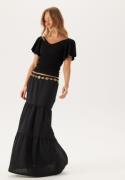 Pieces Pcsikka Hw Maxi Skirt Black XL