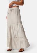 VILA Vimesa High Waist long skirt Feather Gray 42