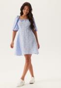 VERO MODA Vmodette 2/4 Short Dress Snow White Stripes:cherry L