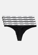 Calvin Klein 5 pack Thong (Low-Rise) BLACK/BLACK/BLACK/BLACK/BLACK XS
