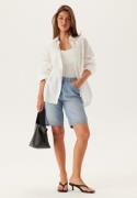 ONLY Onlsonny Hw Wide Dnm Shorts  Light Blue Denim S