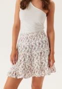 Pieces Pcnya Hw New Skirt Cloud Dancer Aop:romantic Flow L