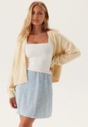Pieces Pcflora Hw Short Skirt Cashmere Blue Aop:small Flower XL