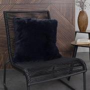Tyynyt Today  Coussin 45/45 fausse fourrure WINTER SPIRIT Navy Badi  4...
