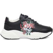 Tennarit Ed Hardy  Insert runner-love black/white  37