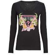 T-paidat pitkillä hihoilla Guess  LS SN TRIANGLE FLOWERS TEE  EU S