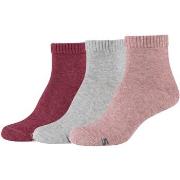 Sukat Skechers  3PPK Wm Casual Quarter Socks  39 / 42