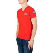 T-paidat & Poolot Nasa  BASIC FLAG V NECK  EU XXL