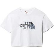 T-paidat & Poolot The North Face  W CROPPED EASY TEE  EU S