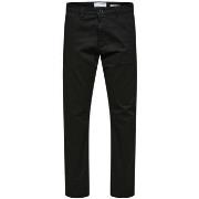 Housut Selected  Slim Tape New Miles Pants - Black  US 36 / 32