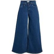Housut Object  Jeans Moji Wide - Medium Blue Denim  EU S