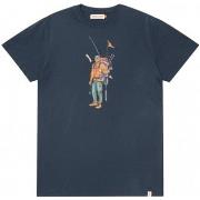 T-paidat & Poolot Revolution  Regular T-Shirt 1333 HIK - Navy  EU S