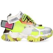 Tennarit Exé Shoes  EXÉ Sneakers XY3925-1 - Silver/Grey/Lime  36