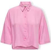 Paita Only  Noos Astrid Life Shirt 2/4 - Begonia Pink  EU L