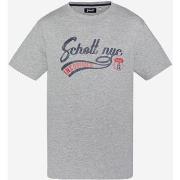 Lyhythihainen t-paita Schott  TSTYRON  EU XXL