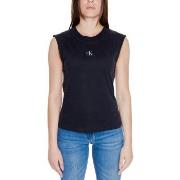 Lyhythihainen t-paita Calvin Klein Jeans  WOVEN LABEL LOOSE J20J223560...