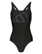 yksiosainen uimapuku adidas  Big Bars X-Back Swimsuit  DE 34