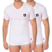 Lyhythihainen t-paita Bikkembergs  BKK1UTS08BI-WHITE  EU L